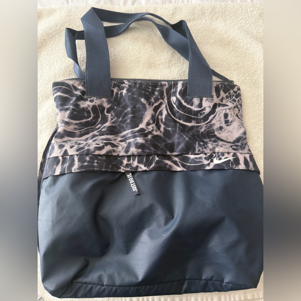 Nike Blue and Pink Women's Tote Bag